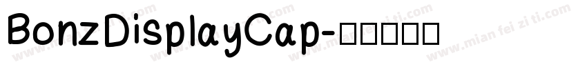 BonzDisplayCap字体转换