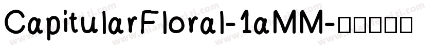 CapitularFloral-1aMM字体转换