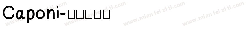 Caponi字体转换