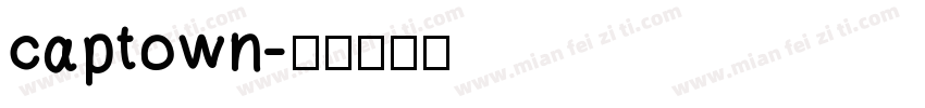 captown字体转换