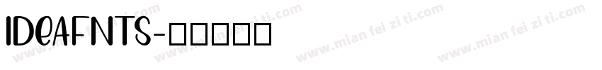 IDEAFNTS字体转换