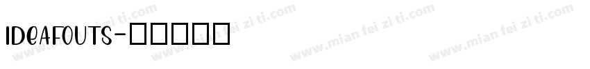 ideafouts字体转换