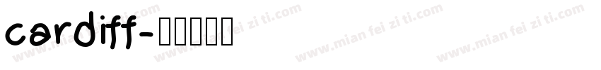cardiff字体转换