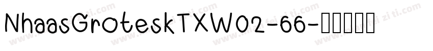 NhaasGroteskTXW02-66字体转换
