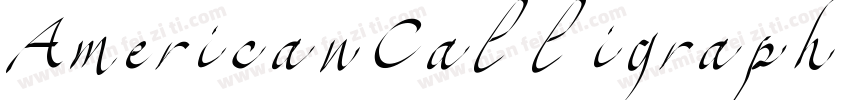 AmericanCalligraphicPro字体转换