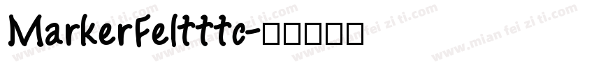 MarkerFeltttc字体转换