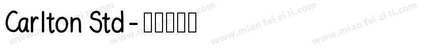 CarltonStd字体转换