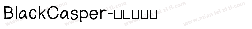 BlackCasper字体转换