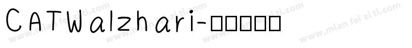 CATWalzhari字体转换
