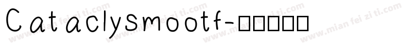 Cataclysmootf字体转换