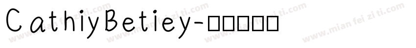 CathiyBetiey字体转换