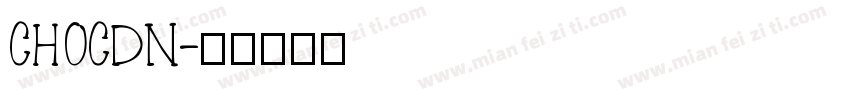 CHOCDN字体转换