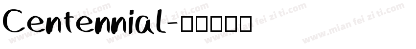 Centennial字体转换