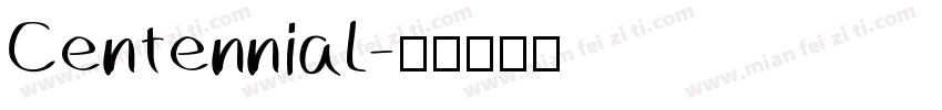 Centennial字体转换