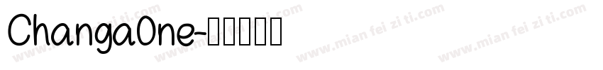 Changa0ne字体转换