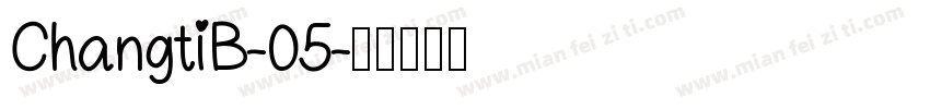 ChangtiB-05字体转换
