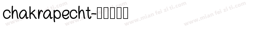 chakrapecht字体转换