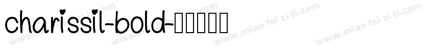 charissil-bold字体转换