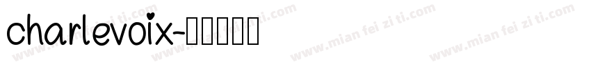 charlevoix字体转换