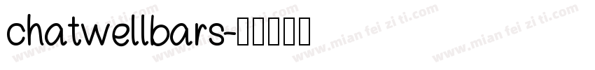 chatwellbars字体转换