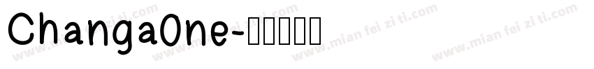 Changa0ne字体转换