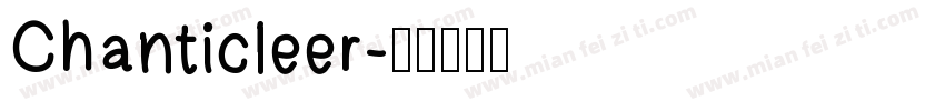 Chanticleer字体转换