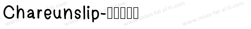 Chareunslip字体转换