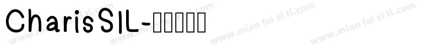 CharisSIL字体转换
