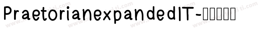 PraetorianexpandedIT字体转换