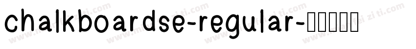 chalkboardse-regular字体转换