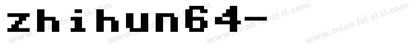 zhihun64字体转换