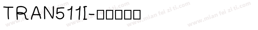 TRAN511I字体转换