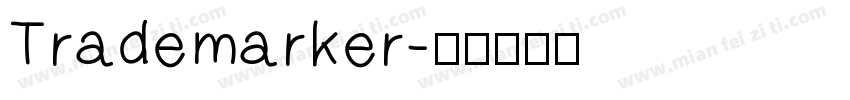 Trademarker字体转换
