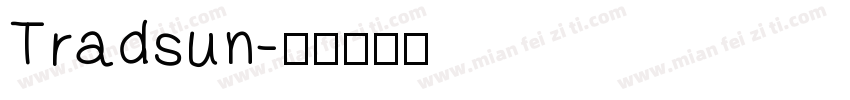 Tradsun字体转换