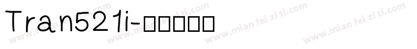 Tran521i字体转换