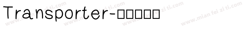 Transporter字体转换