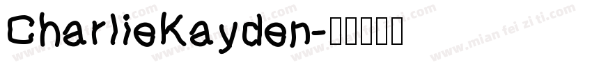 CharlieKayden字体转换