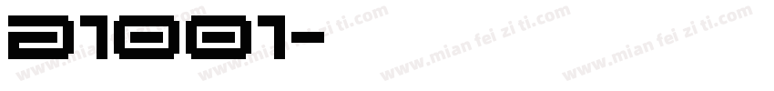 A1001字体转换
