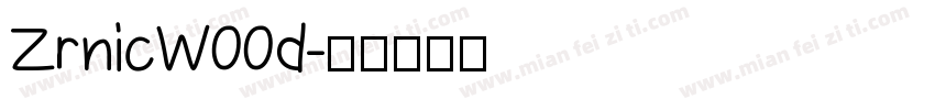 ZrnicW00d字体转换