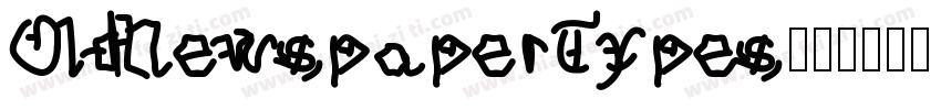 OldNewspaperTypes字体转换