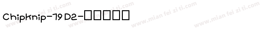 ChipKnip-19D2字体转换