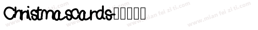 Christmascards字体转换