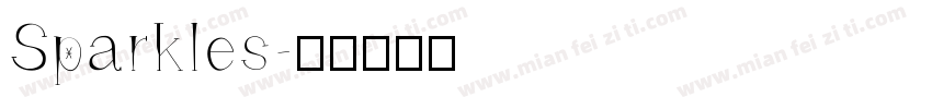 Sparkles字体转换