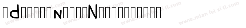 IDChuXinShaoNvTiJ字体转换