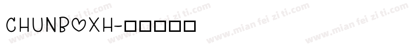 CHUNBOXH字体转换