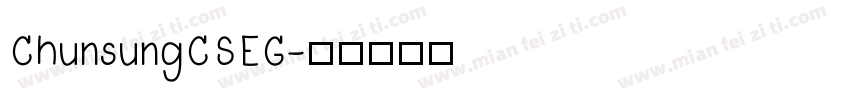 ChunsungCSEG字体转换