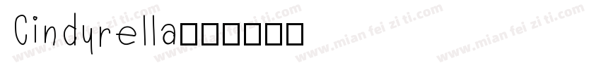 Cindyrella字体转换