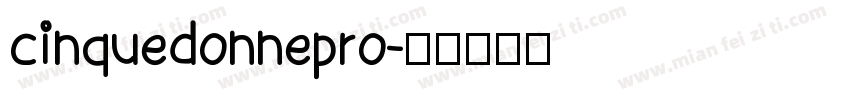 cinquedonnepro字体转换