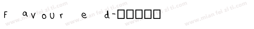 Favoured字体转换