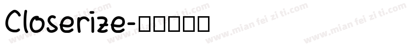 Closerize字体转换